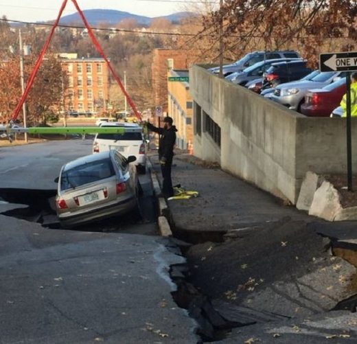 New Hampshire sinkhole
