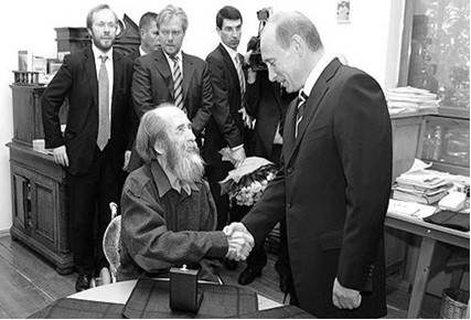Alexander Solzhenitsyn Vladimir Putin