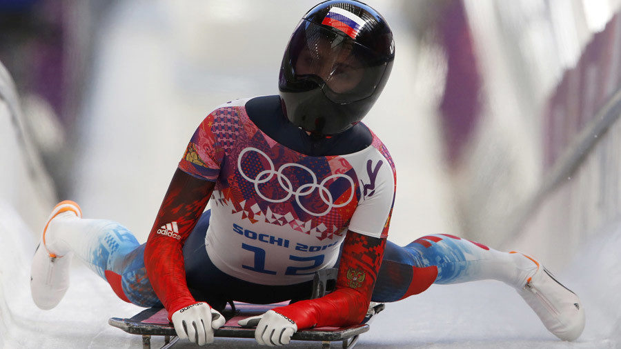 Click to enlarge Russian athlete