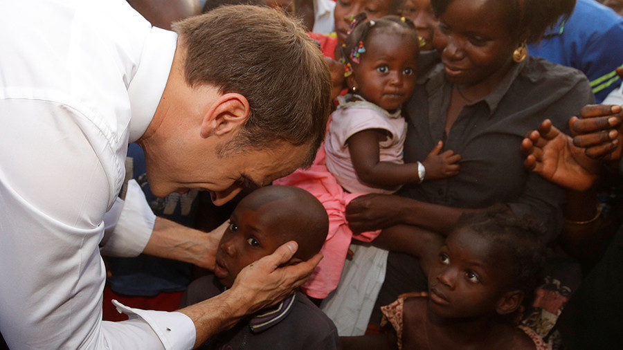 Click to enlarge Emmanuel Macron Africa Burkina Faso