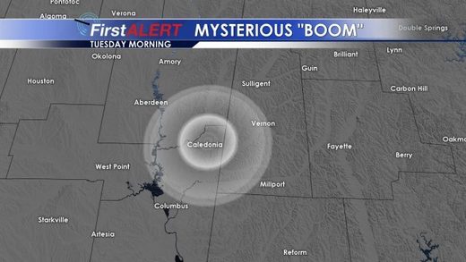 Mystery boom in Mississippi