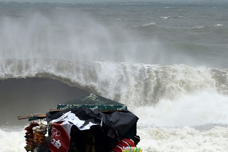 Click to enlarge A major storm left three dead, two missing and more than a dozen injured across Sri Lanka on Nov 30, 2017