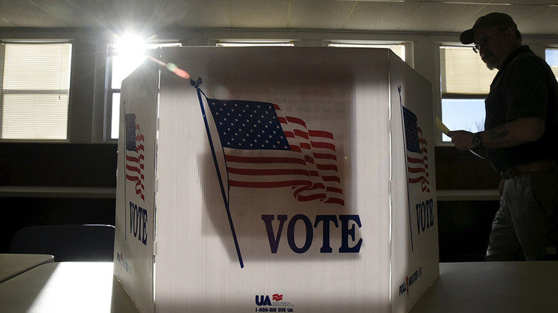 voting booth USA america
