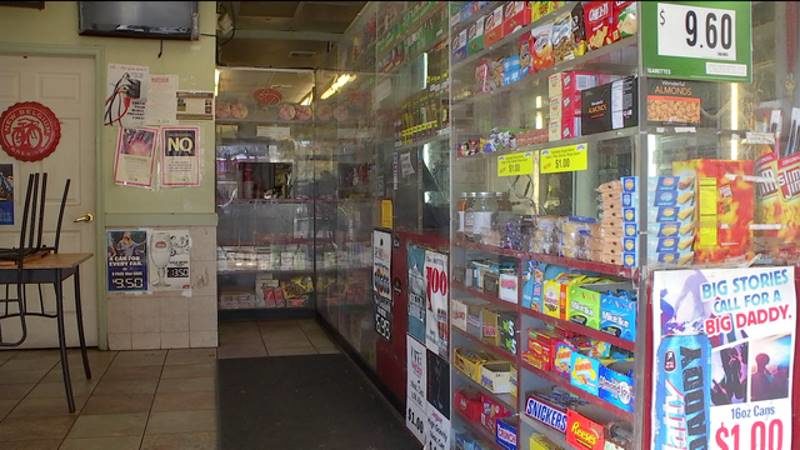 Click to enlarge bullet proof glass convenience store
