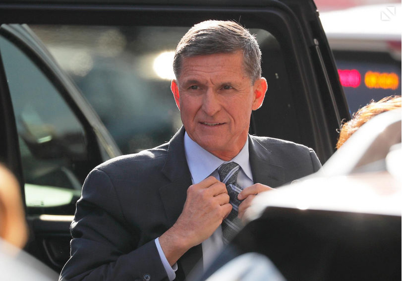 Michael Flynn arrives at a U.S. District Court in Washington, D.C., December 1, 2017.
