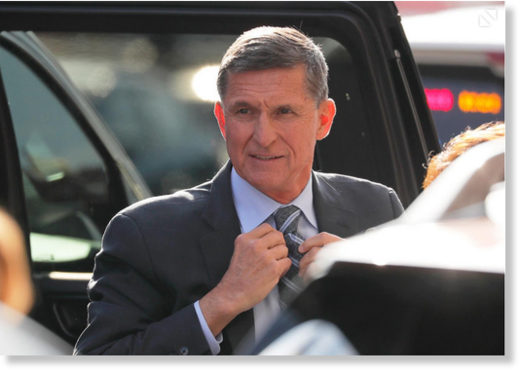 Michael Flynn arrives at a U.S. District Court in Washington, D.C., December 1, 2017.