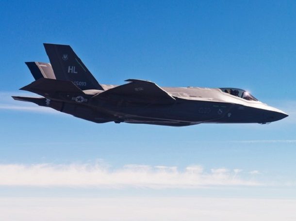 US fighter jet