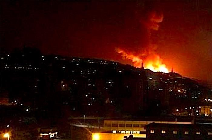 Click to enlarge Damascus airport hit