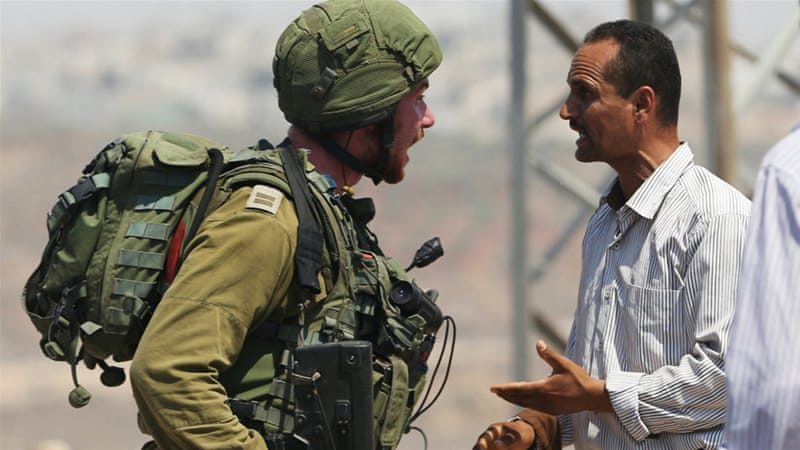 Click to enlarge palestinian israel soldier settlers