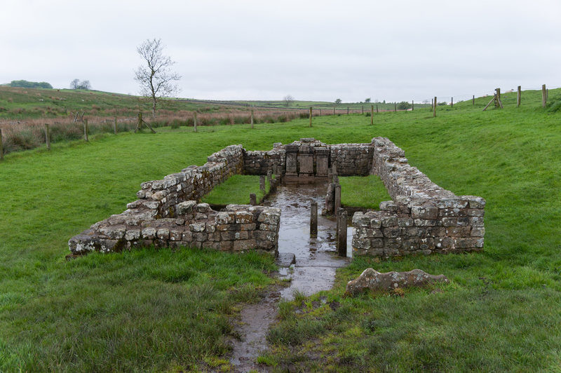 Ruins of a Mithraeum in Carrawburgh, an English settlement that once held a Roman fort along Hadrian’s Wall. Jerzy Kociatkiewicz/CC BY-SA 2.0