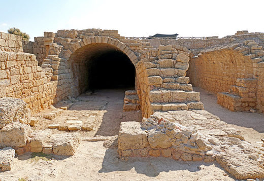A Mithraeum in Israel, one of over 400 scattered throughout the former Roman Empire. Dennis Jarvis/CC BY-SA 2.0