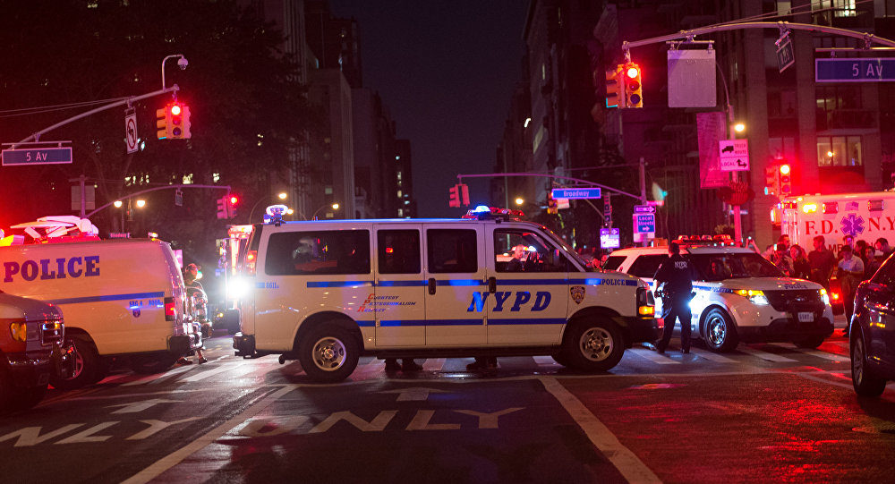 car has rams into a crowd in the Queens,NY