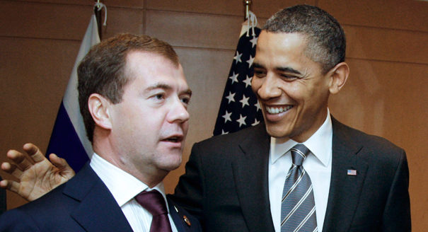 Click to enlarge Medvedev and Obama