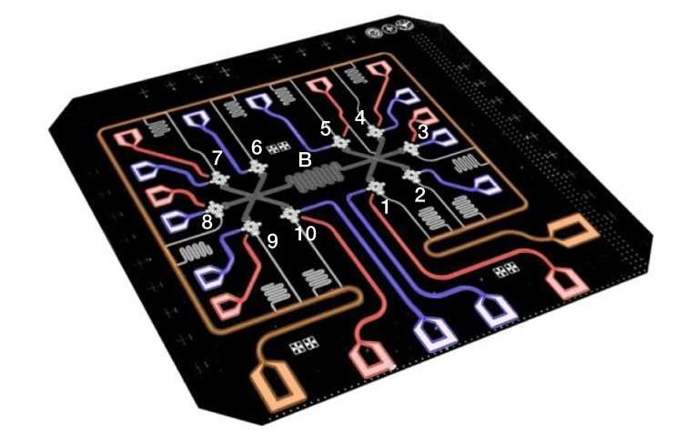 Click to enlarge qubit chip