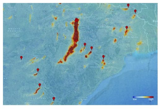 Click to enlarge Pollution over India