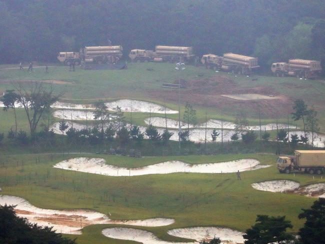 Click to enlarge THAAD missiles South Korea