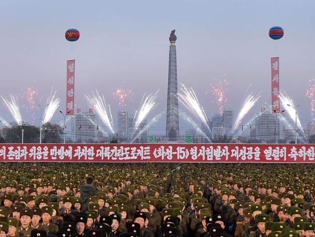 Click to enlarge Nuclear celebration north Korea