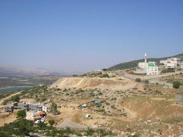 Click to enlarge The village of Eilabun, where the underground stables were found
