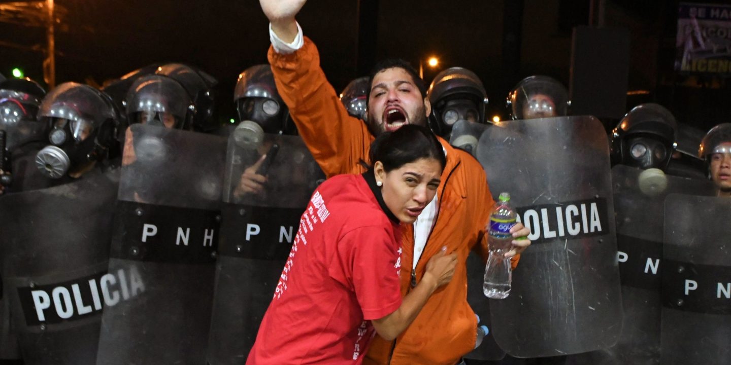 Click to enlarge Honduras election protests 2017