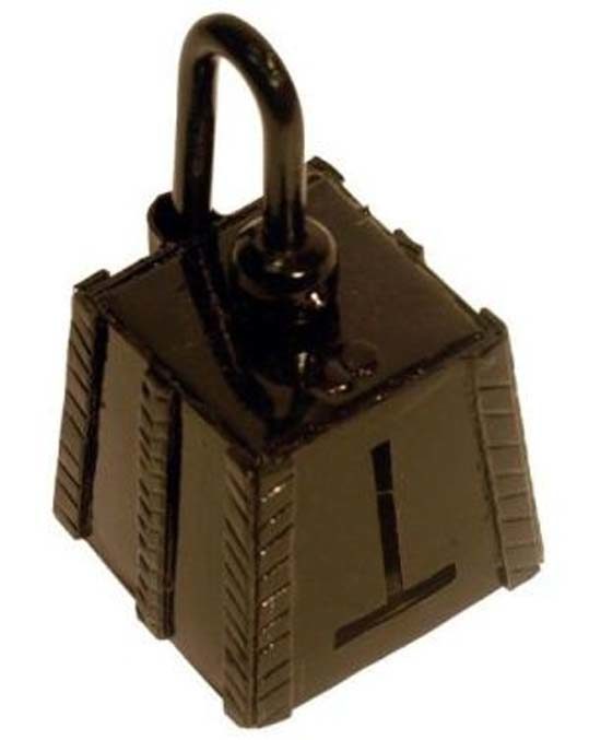 Click to enlarge Replica: A push key padlock from the Viking Age was found on the Björkö island in Lake Mälaren, Sweden.