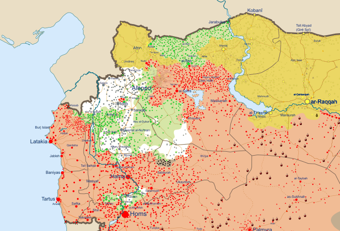 syria map