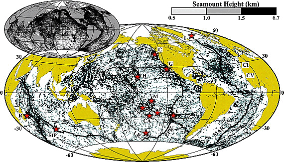 Volcanoes Map