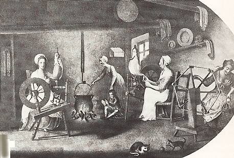old family work together