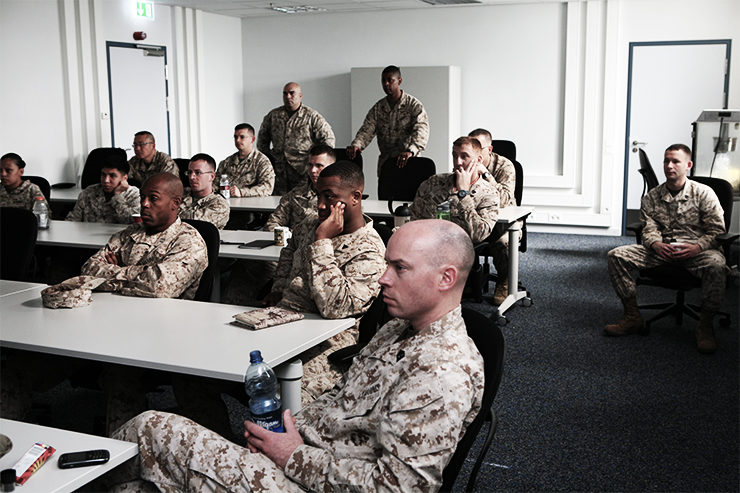 US Army classroom