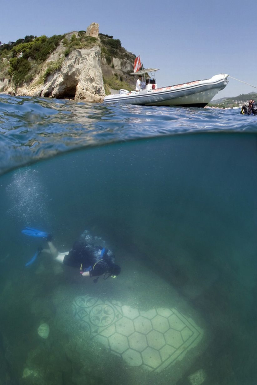 Baiae Roman sunken city