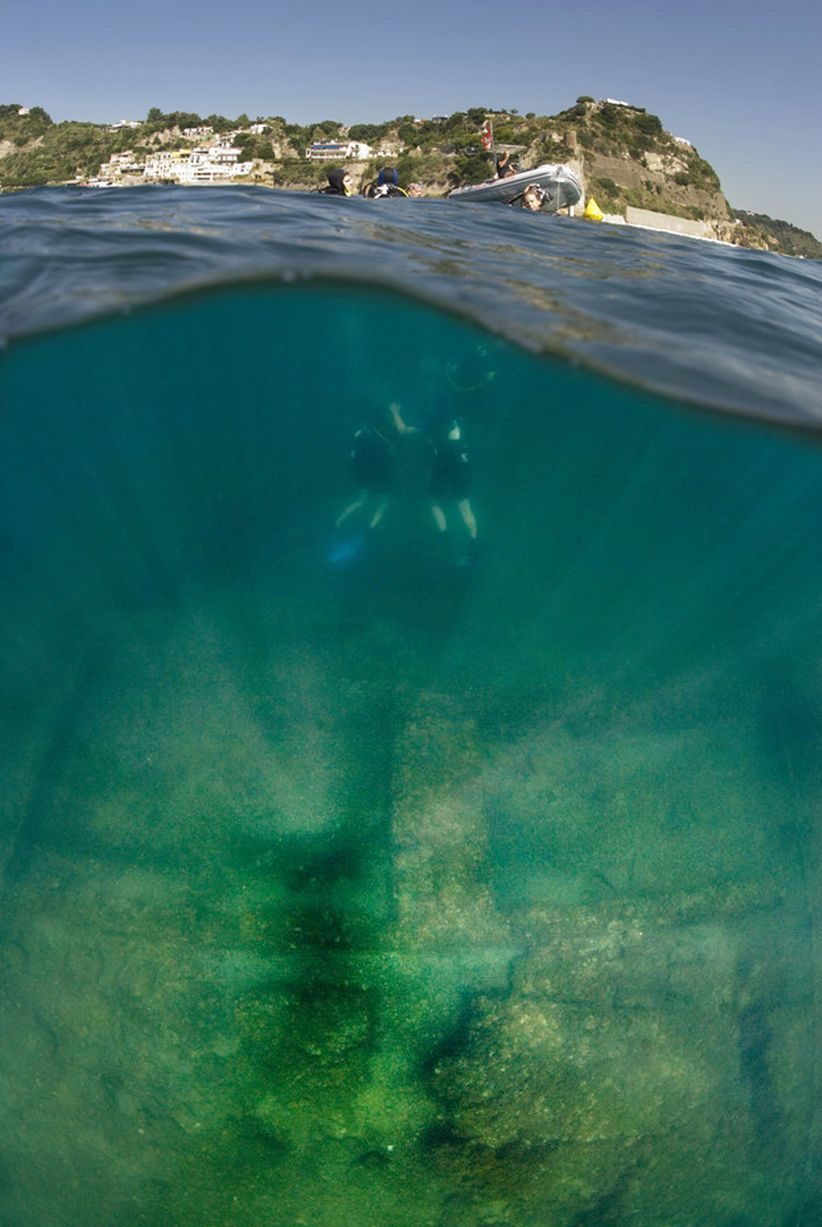 Baiae Roman sunken city