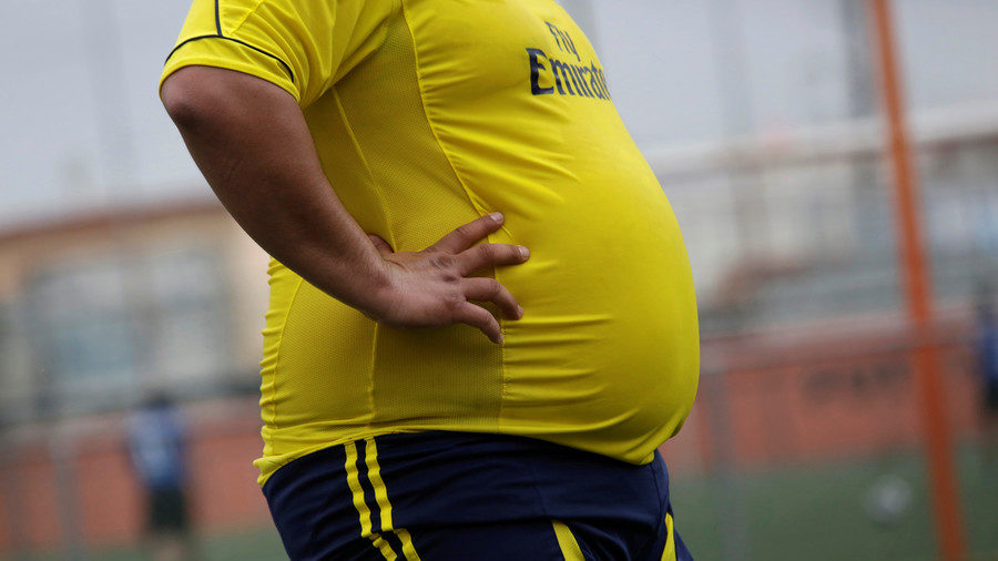 overweight soccer player