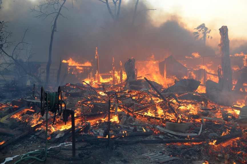 Click to enlarge California wildfire Dec 2017