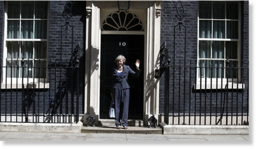 Theresa May 10 downing street