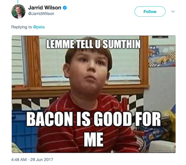 bacon tweet