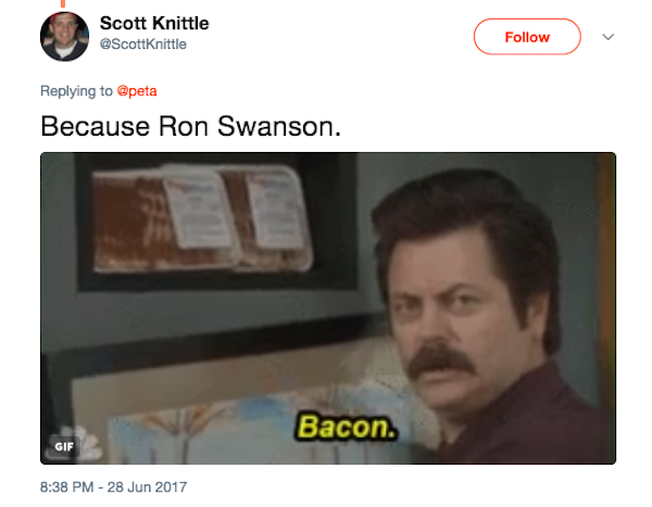 Bacon tweet