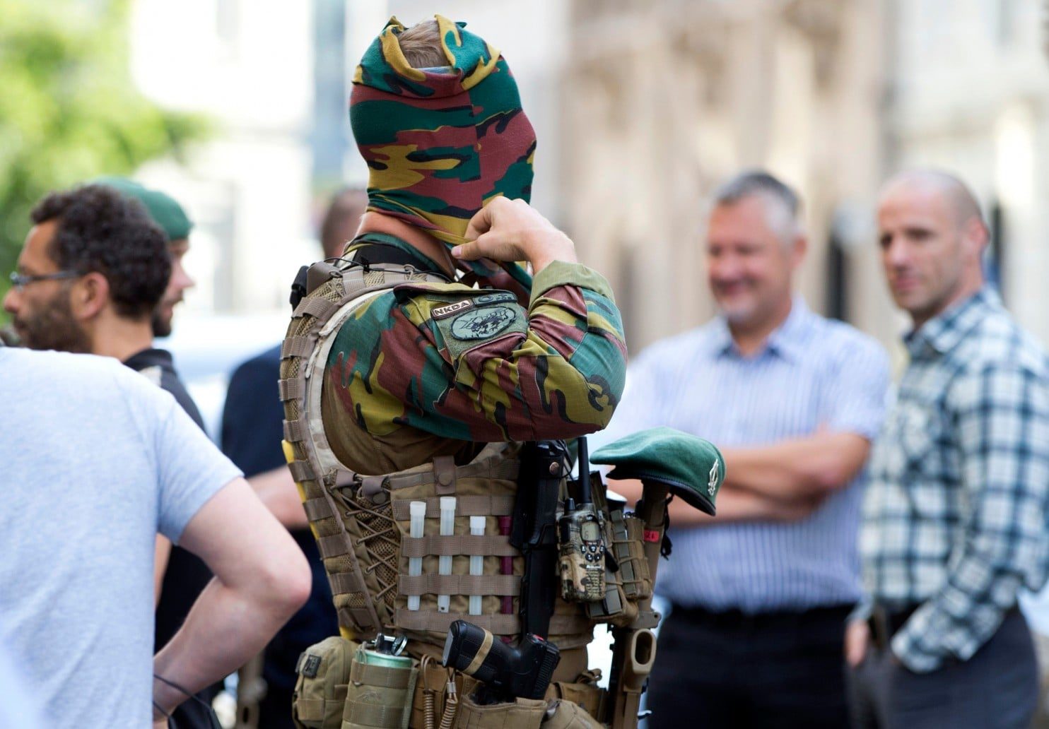 Belgian soldier Brussels