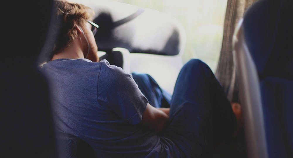 sleeping man