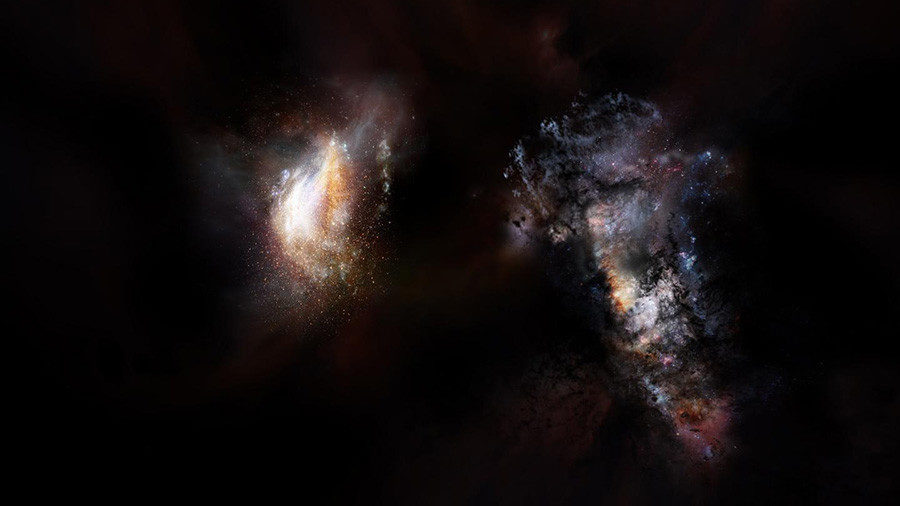 Click to enlarge dark matter halo
