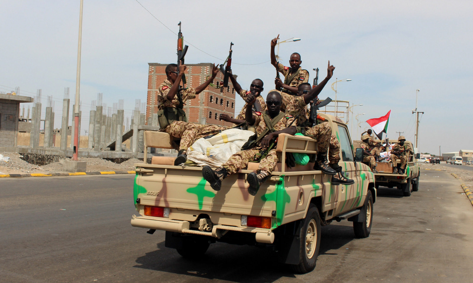 Click to enlarge Sudanese soldiers
