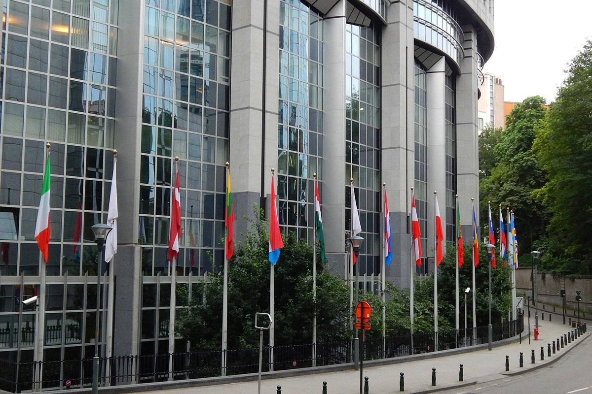 Click to enlarge Building of the European Union Parliament