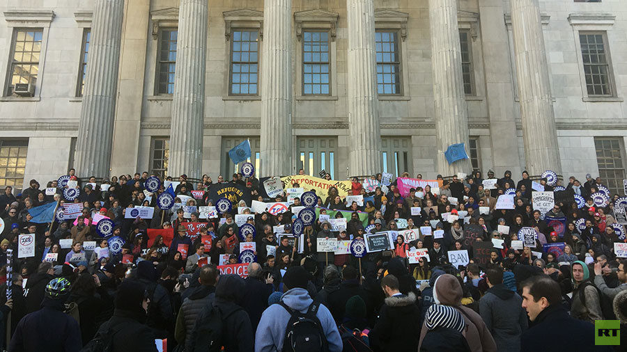 New York immigration protest