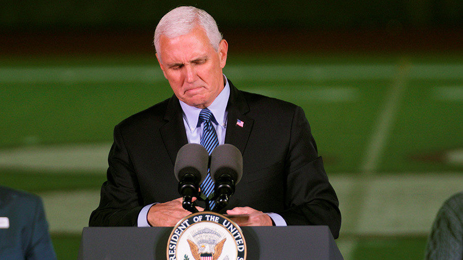 Click to enlarge US Vice-President Mike Pence