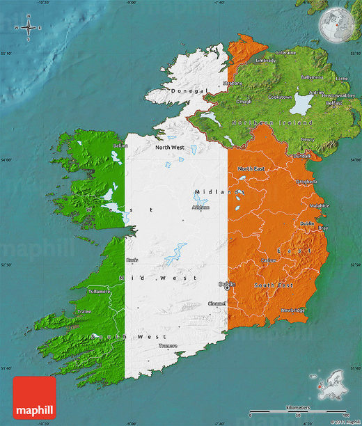 map ireland