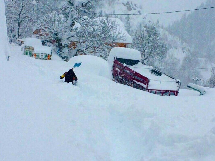 Click to enlarge Snow storm atvin Turkey December 2017