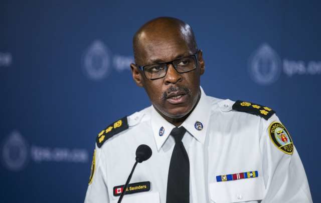 Toronto Police Chief Mark Saunders