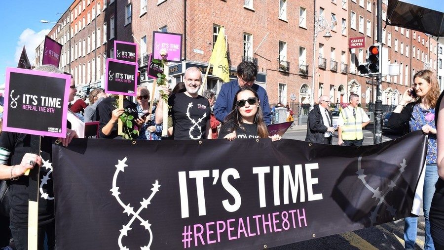 Amnesty International Ireland demonstration