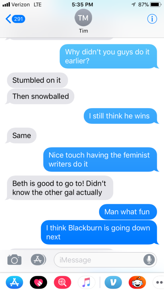 Click to enlarge Tim Miller texts