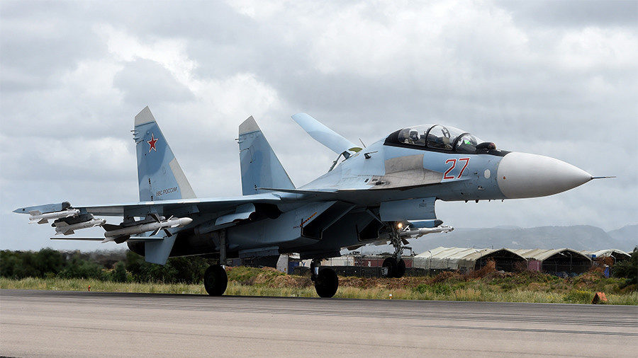Click to enlarge Russian Sukhoi Su-35 bomber