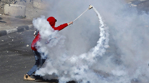 Click to enlarge Palestinian protestor