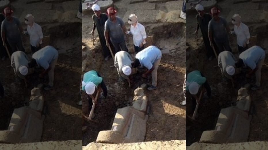 Trove of statues depicting lioness goddess discovered in Egypt Sekhmet